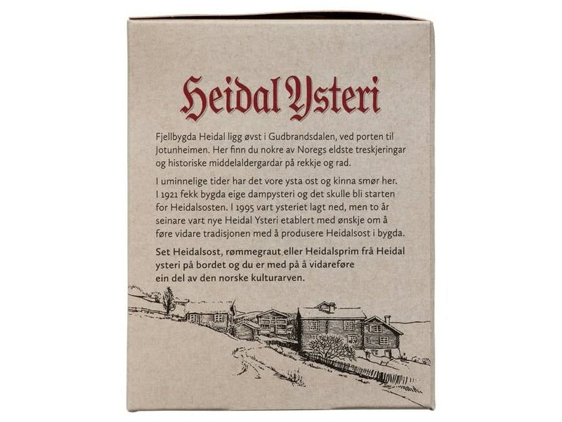 Heidal Brown Cheese 750 grams (Brunost) Norwegian Foodstore