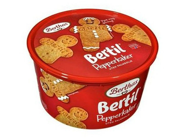 Berthas Bertil gingerbread cookies 350 grams (Pepperkaker) Norwegian Foodstore