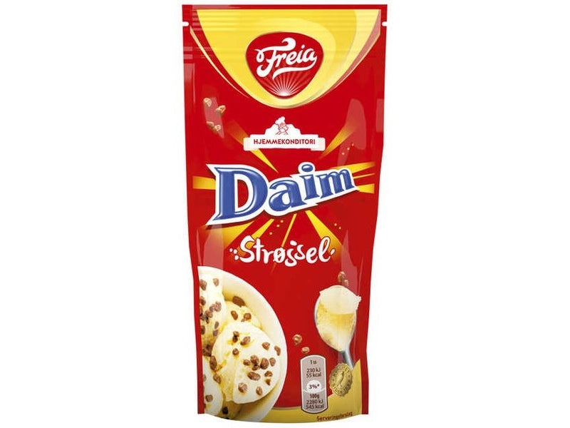 Freia Daim Sprinkles 100 grams (Strøssel) Norwegian Foodstore