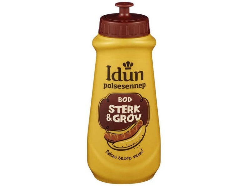 Idun Bod Sennep (Mustard) 490 grams Norwegian Foodstore