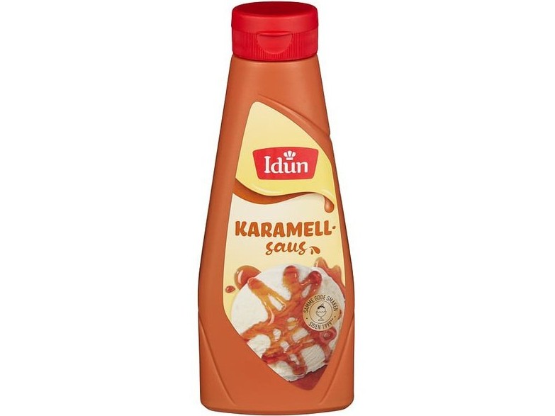 Idun Caramel Topping (karamellsaus) 360 grams Norwegian Foodstore