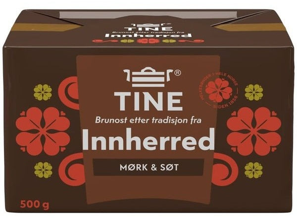 Innherred Brown Cheese 500g (Brunost) Norwegian Foodstore