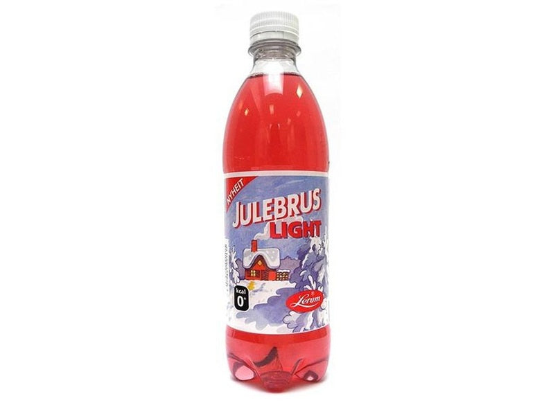Lerum Christmas Soda Light 0,5 L (Julebrus light) Norwegian Foodstore
