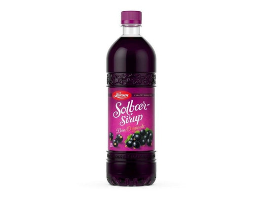 Lerum Blackcurrant syrup 7.5 dl concentrate (Solbærsirup / Solbærsaft) Norwegian Foodstore