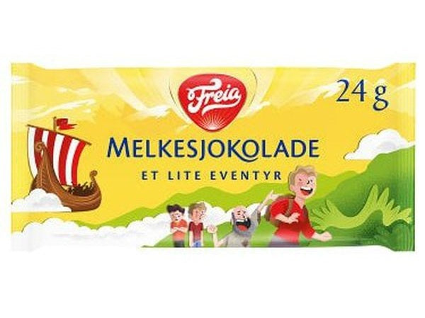 Freia milkchocolate mini fairytale 24 gram (Melkesjokolade eventyr mini) Norwegian Foodstore