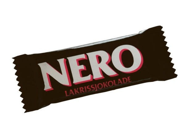 Nero Chocolate with Licorice filling , Lakris( 40grams) Norwegian Foodstore