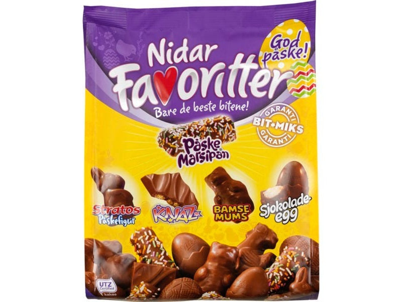 Nidar Easter Favorites (Nidar Påske Favoritter) 300 grams Norwegian Foodstore