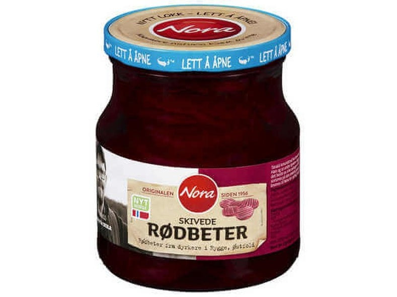 Beetroot in brine 580 grams (Rødbeter) Norwegian Foodstore