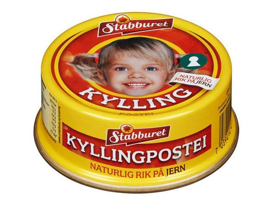 Stabburet Chicken liver pate 100 gram (Kyllingpostei) Norwegian Foodstore