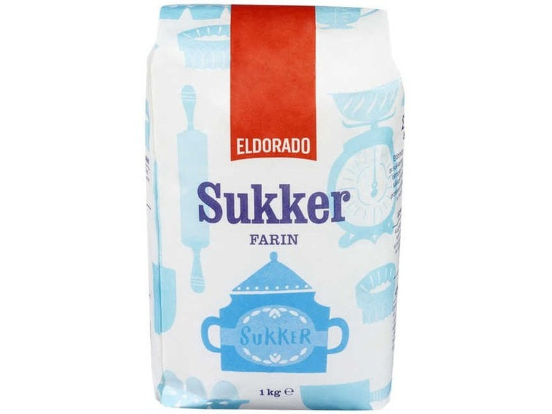 Sugar Eldorado (farin) 1 kg Norwegian Foodstore