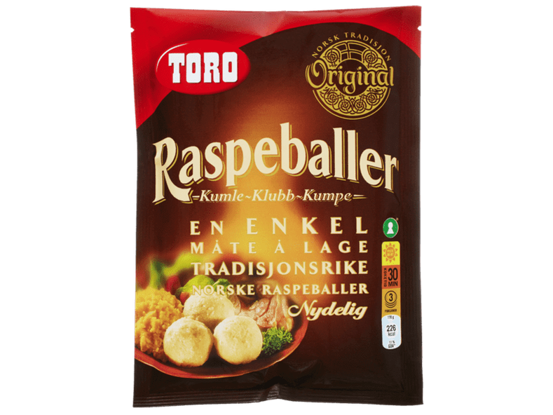 Toro Potato dumplin mix, 206grams (Raspeballer) Norwegian Foodstore