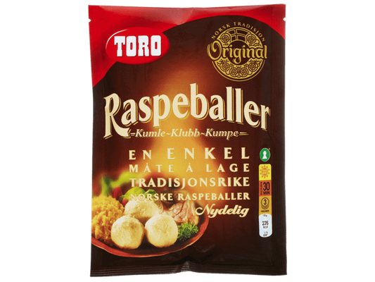 Toro Potato dumplin mix, 206grams (Raspeballer) Norwegian Foodstore