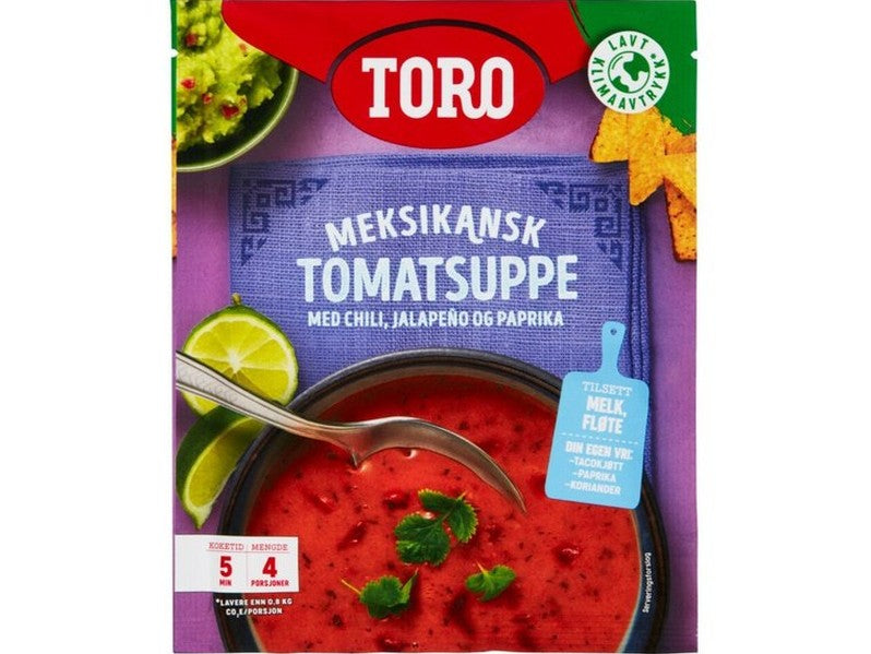 Toro Mexican Tomato Soup (Meksikansk tomatsuppe) 106 grams Norwegian Foodstore