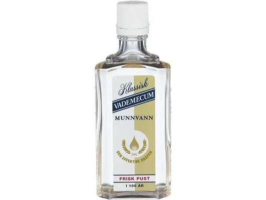 Klassisk Vademecum 75 ml mouthwash (munnskylle vann) Norwegian Foodstore