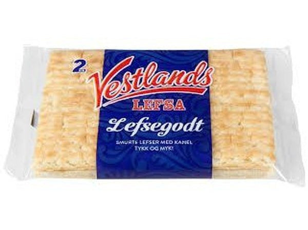Vestlandslefsa tykklefse cinnamon pastry 230 gram (2-pack) Lefsegodt Norwegian Foodstore