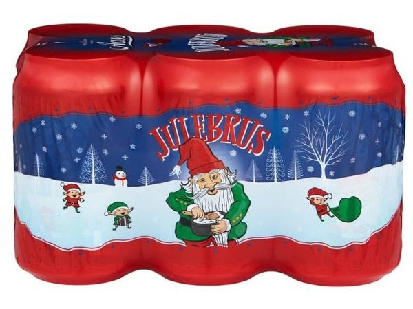 Aass Christmas Soda Can 0,33L (Julebrus) Norwegian Foodstore