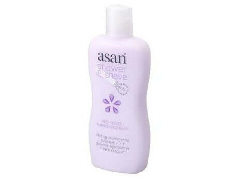 ASAN Shower & shave with flower extract 3 in 1 220ML Norwegian Foodstore