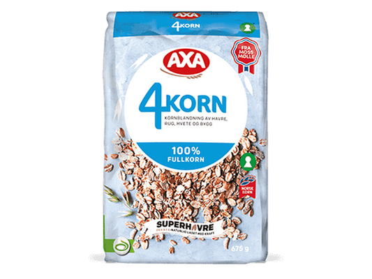 Axa 4-Korn cereal 675 grams (Müsli) Norwegian Foodstore