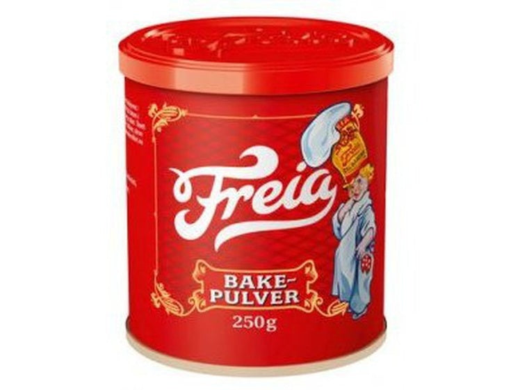Freia Baking powder 250 grams (Bakepulver) Norwegian Foodstore