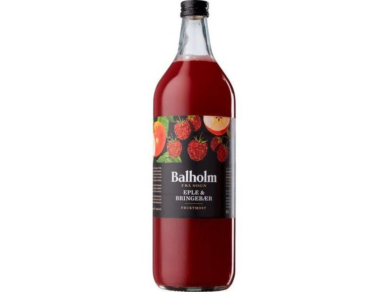 Balholm apple & raspberry juice (Eple & bringebær fruktmost) 1 liter Norwegian Foodstore