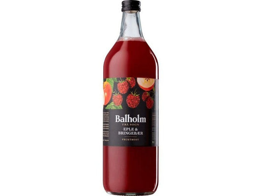 Balholm apple & raspberry juice (Eple & bringebær fruktmost) 1 liter Norwegian Foodstore
