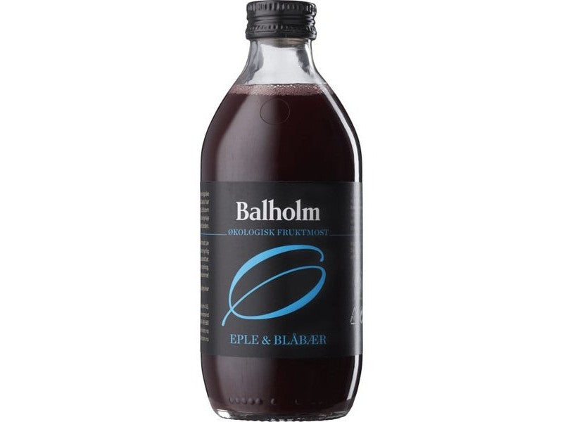 Balholm organic apple & blueberry juice (Eple & blåbær fruktmost) 0,33 liter Norwegian Foodstore