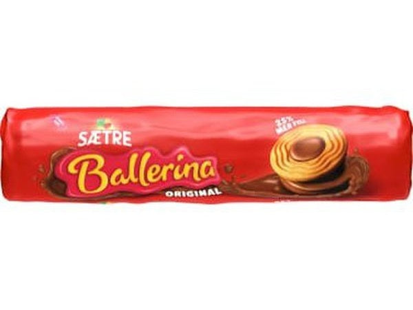 Ballerina nougat biscuit 190 gram (kjeks) Norwegian Foodstore
