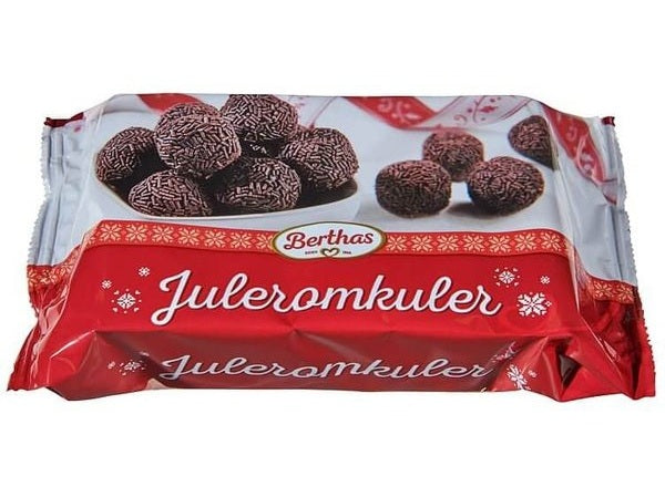 Berthas Juleromkuler - Mini RumTruffle Balls175 grams Norwegian Foodstore