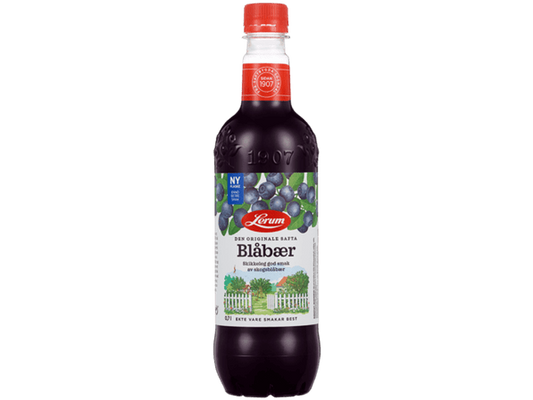 Lerum Blueberry saft 7 dl concentrate (Blåbærsaft) Norwegian Foodstore
