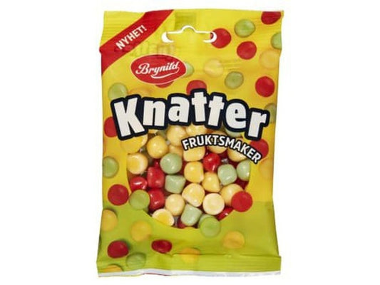 Brynild Knatter Fruits 80 gram (Fruktsmak) Norwegian Foodstore