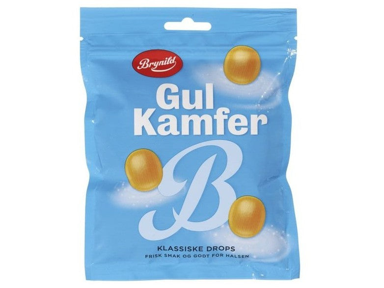 Brynhild Gul Kamfer 170 grams Norwegian Foodstore