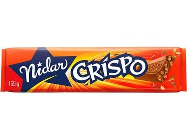 Nidar Crispo chocolate crisp 150 gram Norwegian Foodstore