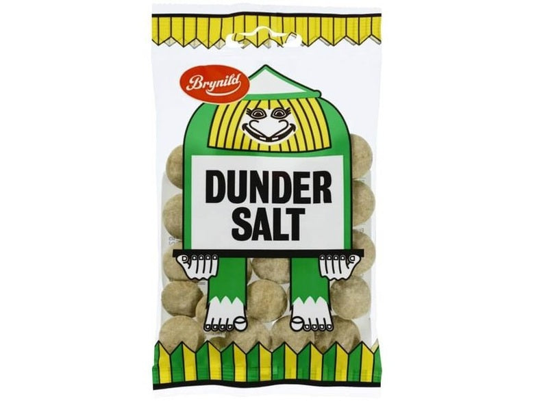 Brynhild Dunder Salt and Salmiakk 60 grams Norwegian Foodstore