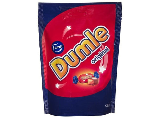 Dumle caramels w/chocolate 120 grams Norwegian Foodstore