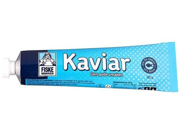 Fiskemannen Smoked Cod Roe (Norwegian Kaviar) 185 gram Norwegian Foodstore