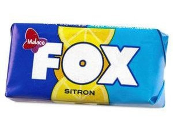 Malaco Fox lemon caramel 14,5 grams Norwegian Foodstore