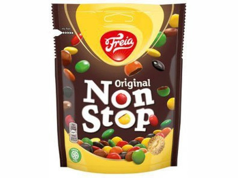 Freia Non-Stop chocolate bites original 180 grams Norwegian Foodstore