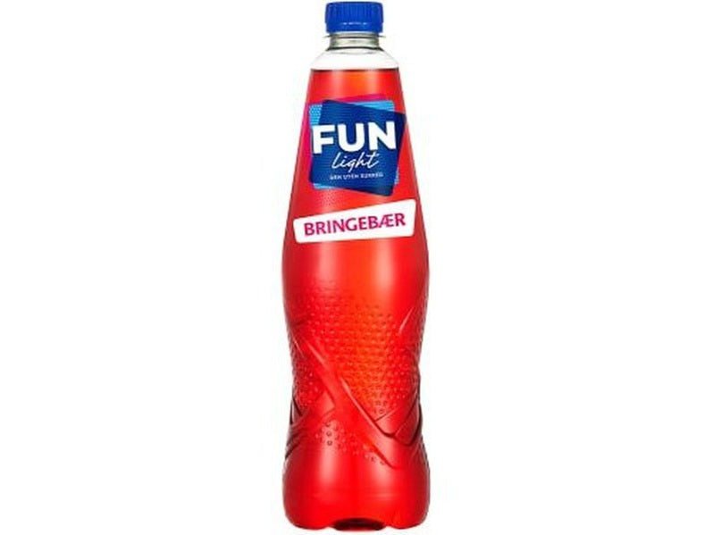 Fun Light Raspberry 0,8 L concentrate (Bringebær saft) Norwegian Foodstore