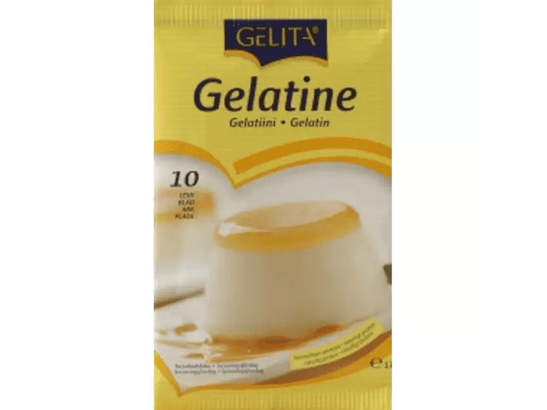 Gelita Gelatine plates (Gelatin plater) 10 plates 17 gram Norwegian Foodstore