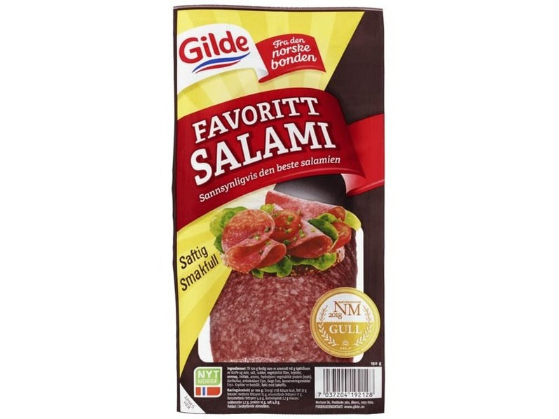 Gilde Favorite Salami 150 grams Norwegian Foodstore
