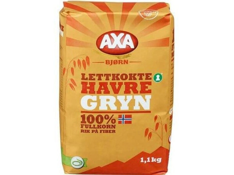 Axa Oatmeal 1,1 kg (Havregryn) Norwegian Foodstore