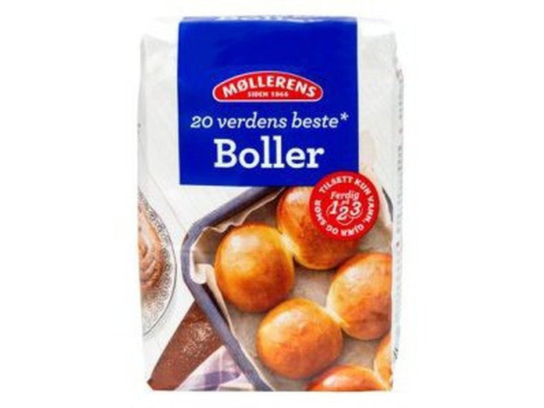 Møllerens Wheat buns bakemix 1 kg (Hveteboller) Norwegian Foodstore
