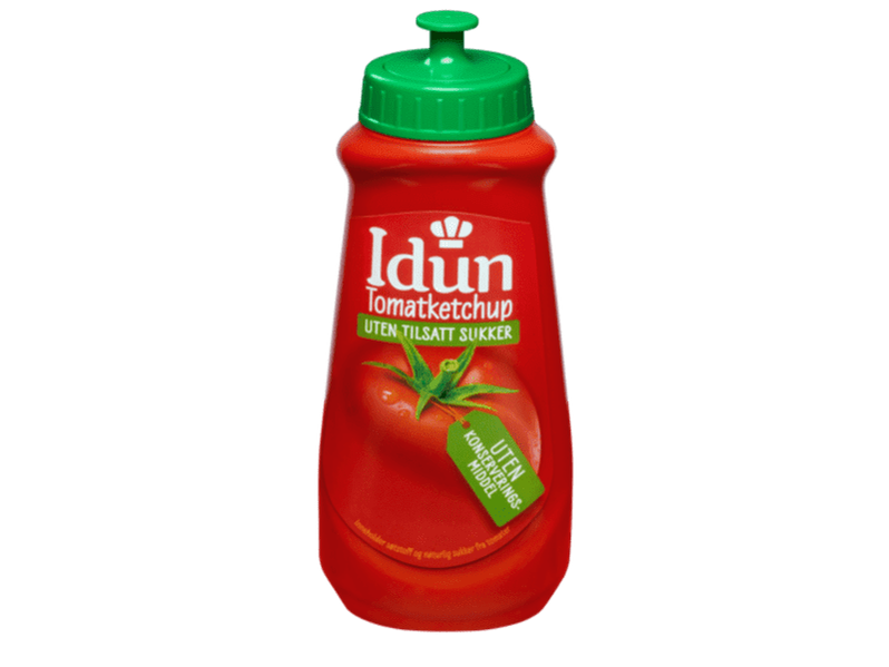 Idun ketchup no sugar 510 grams (uten sukker) Norwegian Foodstore