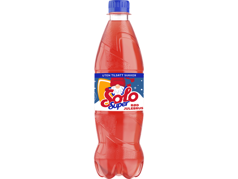 Julebrus Solo Super soda (no added sugar) 0,5 Liter Norwegian Foodstore