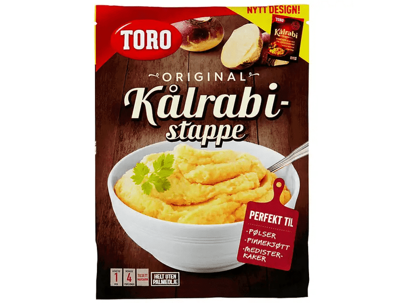 Toro Yellow turnip mashed mix 85 gram (Kålrabistappe) Norwegian Foodstore