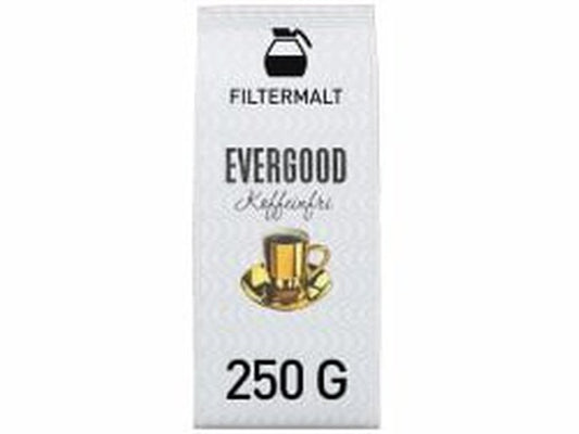 Evergood filter ground coffee (decaffeinated) 250 gram Norwegian Foodstore