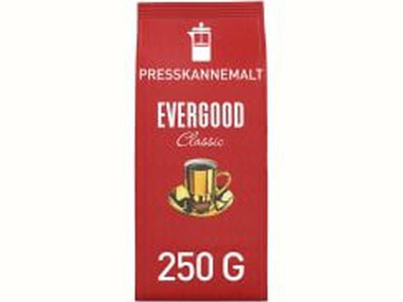 Evergood press-ground coffee 250 gram Norwegian Foodstore