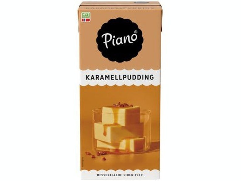 Piano Caramel Pudding (karamellpudding) 1 liter Norwegian Foodstore