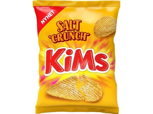 Kims potatochips Salt crunch 200 grams Norwegian Foodstore