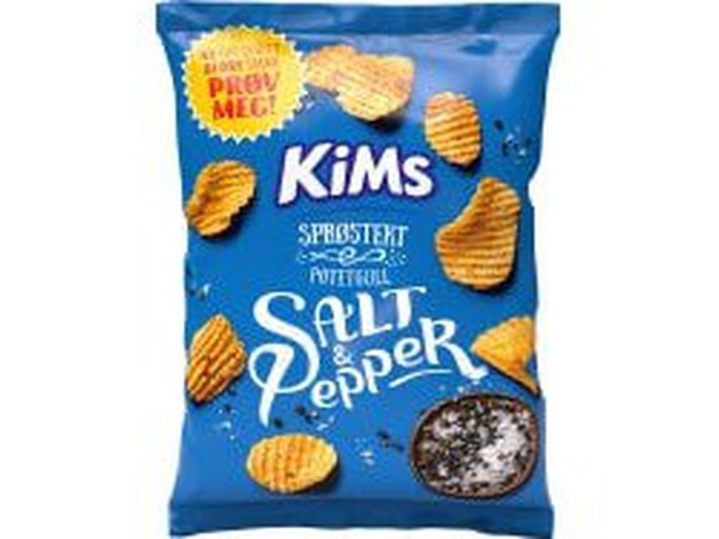 Kims potatochips Pepper punch 200 grams Norwegian Foodstore